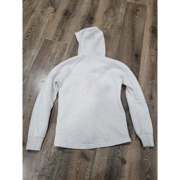 Nike Fleece Tech Women's Hooded Full Zip Sweatshirt size XS Gray #7 - Picture 2 of 3